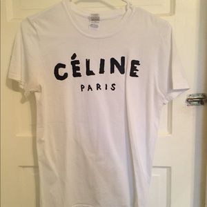 “Our version” Celine white shirt